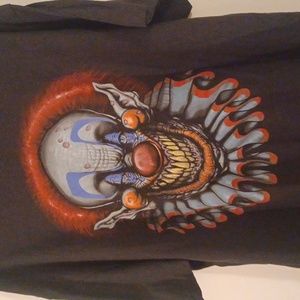Black Shirt Clown Halloween Scary